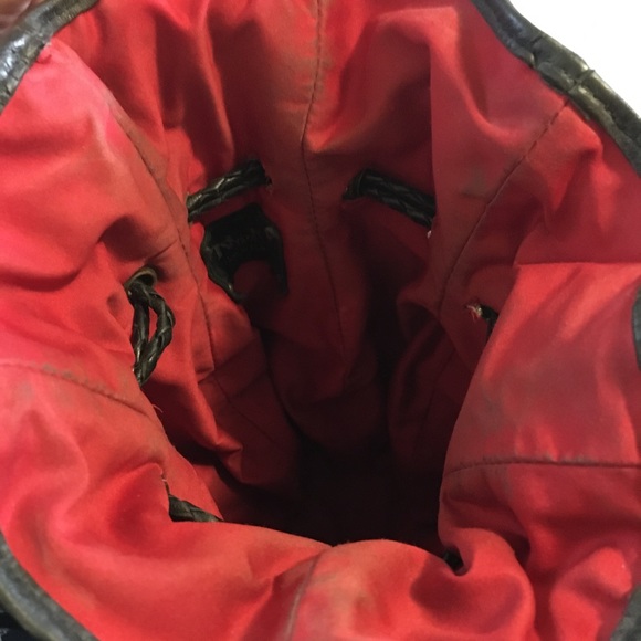 KMRii brown leather drawstring bag - Picture 4 of 10